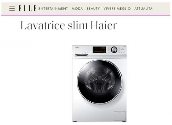 海尔智家再获认可，揽下两款意大利最佳洗衣机